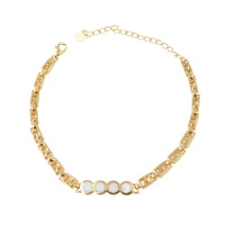 Βραχιόλι με Opal Πέτρα από Ασήμι 925