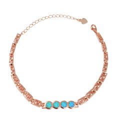 Βραχιόλι με Opal Πέτρα από Ασήμι 925