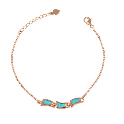 Βραχιόλι με Opal Πέτρα από Ασήμι 925