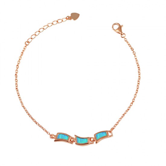 Βραχιόλι με Opal Πέτρα από Ασήμι 925