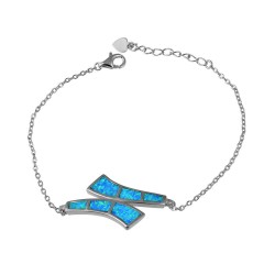 Βραχιόλι με Opal Πέτρα από Ασήμι 925