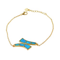 Βραχιόλι με Opal Πέτρα από Ασήμι 925