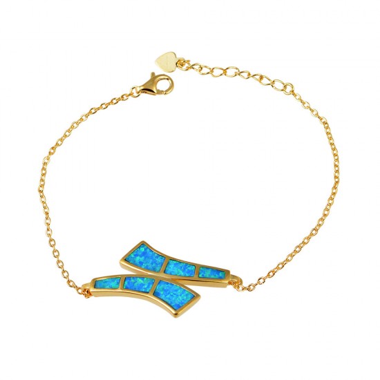 Βραχιόλι με Opal Πέτρα από Ασήμι 925