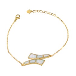 Βραχιόλι με Opal Πέτρα από Ασήμι 925