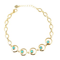 Βραχιόλι με Opal Πέτρα από Ασήμι 925