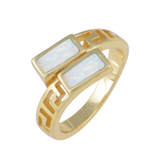 Δαχτυλίδι με Opal Πέτρα από Ασήμι 925