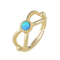 Δαχτυλίδι με Opal Πέτρα από Ασήμι 925