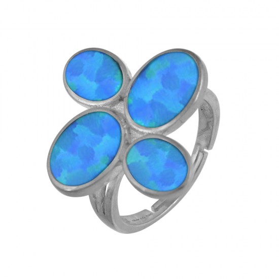Δαχτυλίδι με Opal Πέτρα από Ασήμι 925
