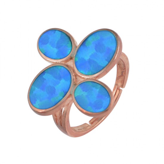 Δαχτυλίδι με Opal Πέτρα από Ασήμι 925