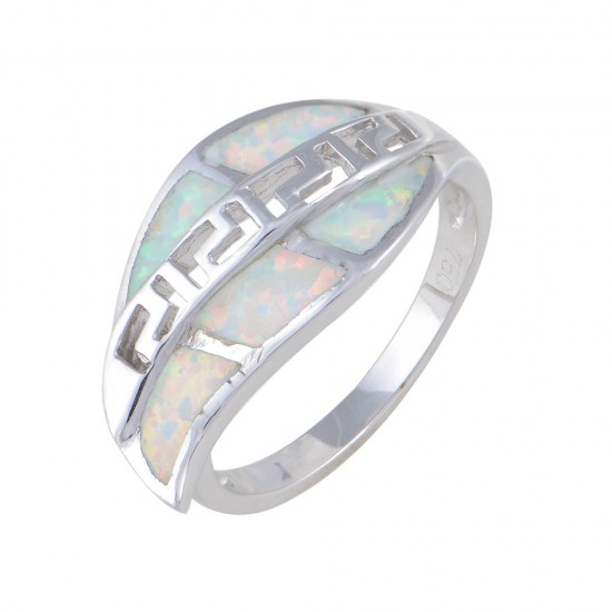 Δαχτυλίδι με Opal Πέτρα από Ασήμι 925