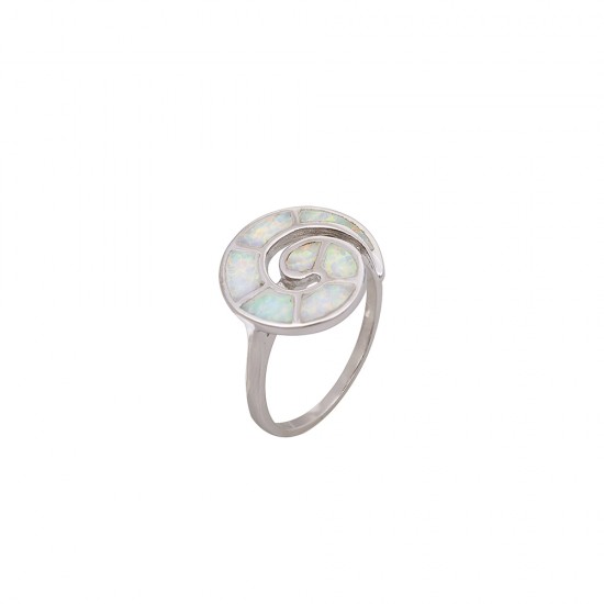 Δαχτυλίδι  με Opal Πέτρα από Ασήμι 925