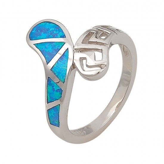 Δαχτυλίδι  με Opal Πέτρα από Ασήμι 925