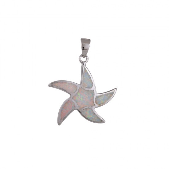 Μοτίφ με Opal Πέτρα από Ασήμι 925