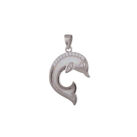 Μοτίφ με Opal Πέτρα από Ασήμι 925