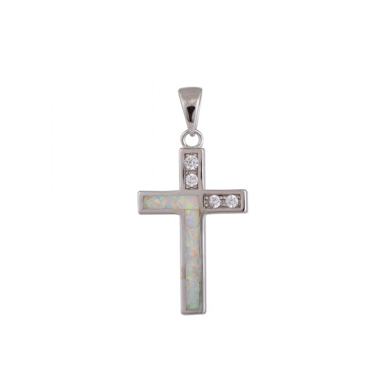 Μοτίφ με Opal Πέτρα από Ασήμι 925