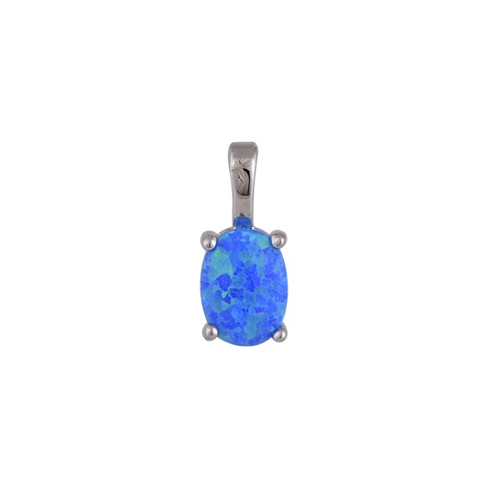 Μοτίφ με Opal Πέτρα από Ασήμι 925