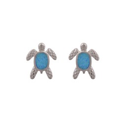 Σκουλαρίκια  με Opal Πέτρα από Ασήμι 925