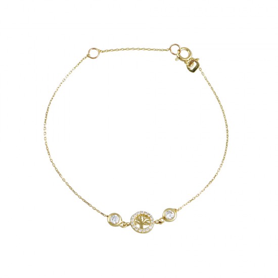 Βραχιόλι Δέντρο από Χρυσό 9Κ