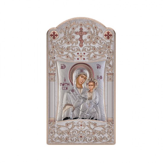 Παναγία Γιάτρισσα με Κλασικό Μακρόστενο Στεφάνι