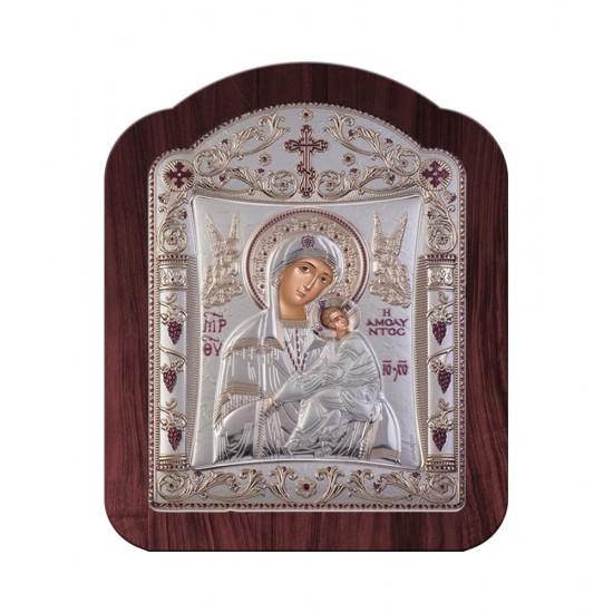 Παναγία  Αμόλυντος με Κλασικό Κανονικό Στεφάνι