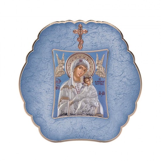 Παναγία  Αμόλυντος με Μοντέρνο Στρογγυλό Στεφάνι