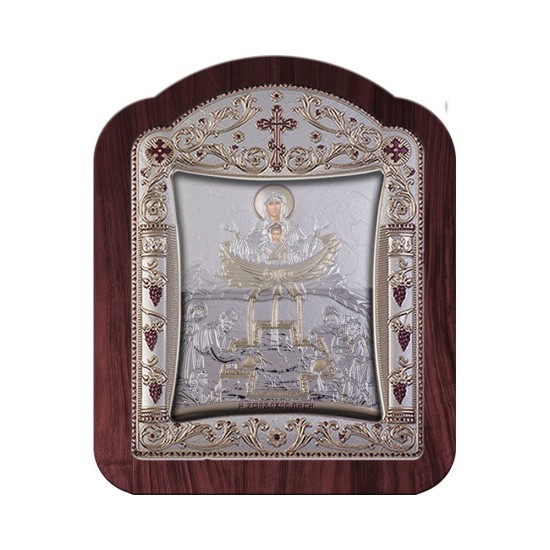 Ζωοδόχος Πηγή με Κλασικό Κανονικό Στεφάνι και Τζάμι