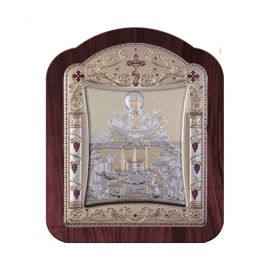 Ζωοδόχος Πηγή με Κλασικό Κανονικό Στεφάνι και Τζάμι