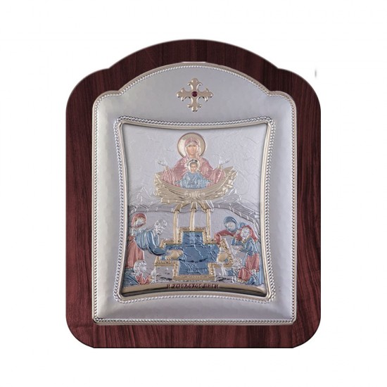 Ζωοδόχος Πηγή με Μοντέρνο Κανονικό Στεφάνι και Τζάμι