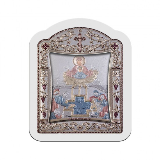 Ζωοδόχος Πηγή με Κλασικό Κανονικό Στεφάνι και Τζάμι