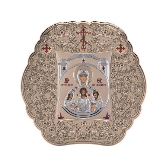 Παναγία των Παρισίων με Κλασικό Στρογγυλό Στεφάνι