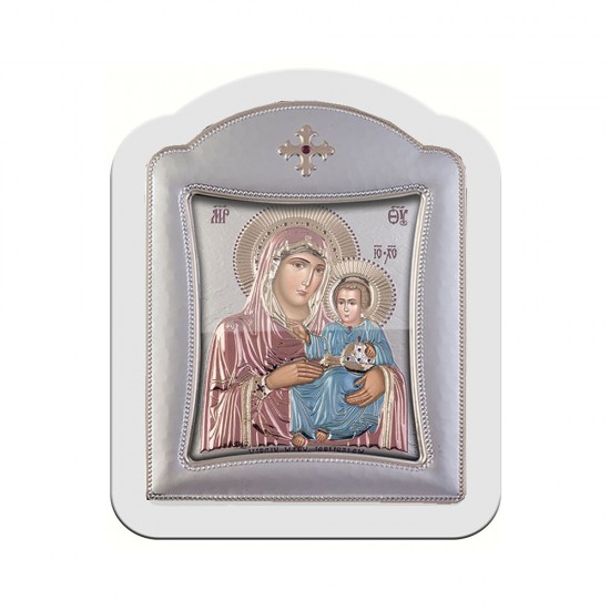 Παναγία Ιεροσολυμίτισσα με Μοντέρνο Κανονικό Στεφάνι και Τζάμι