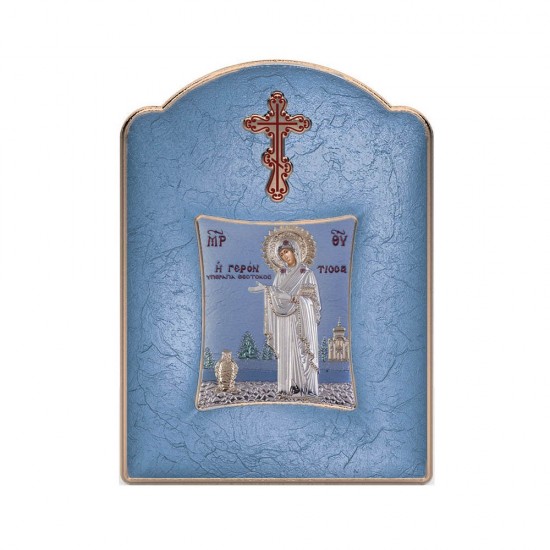 Παναγία Γερόντισσα με Μοντέρνο Φαρδύ Στεφάνι