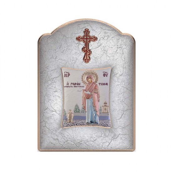 Παναγία Γερόντισσα με Μοντέρνο Φαρδύ Στεφάνι