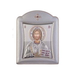 Χριστός με Μοντέρνο Κανονικό Στεφάνι και Τζάμι