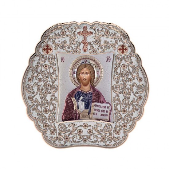 Χριστός με Κλασικό Στρογγυλό Στεφάνι
