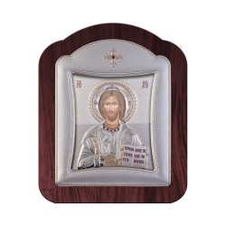 Χριστός με Μοντέρνο Κανονικό Στεφάνι και Τζάμι