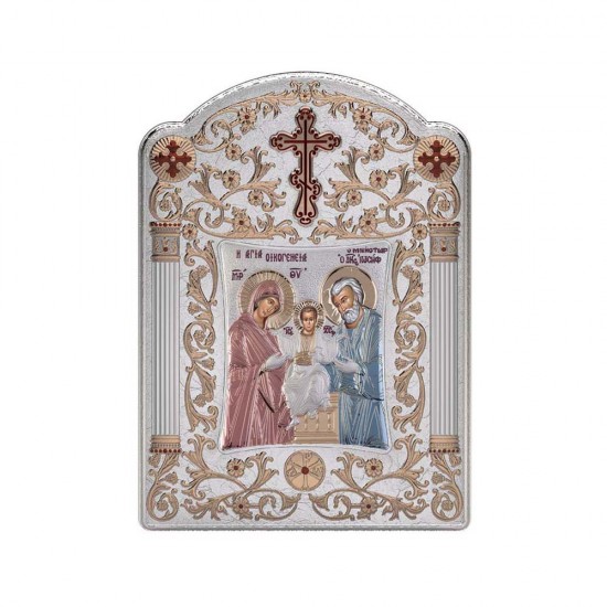 Αγία Οικογένεια με Κλασικό Φαρδύ Στεφάνι