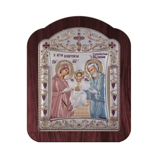 Αγία Οικογένεια με Κλασικό Κανονικό Στεφάνι