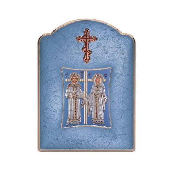 Αγιος Κωνσταντίνος και Αγία Ελένη με Μοντέρνο Φαρδύ Στεφάνι