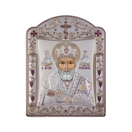 Αγιος Νικόλαος με Κλασικό Κανονικό Στεφάνι