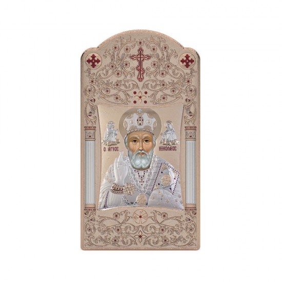 Αγιος Νικόλαος με Κλασικό Μακρόστενο Στεφάνι