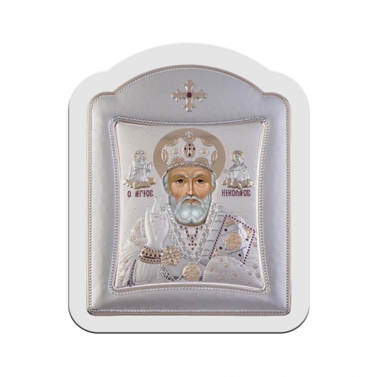 Αγιος Νικόλαος με Μοντέρνο Κανονικό Στεφάνι