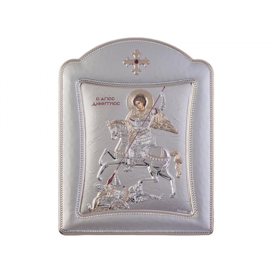 Αγιος Δημήτριος με Μοντέρνο Κανονικό Στεφάνι