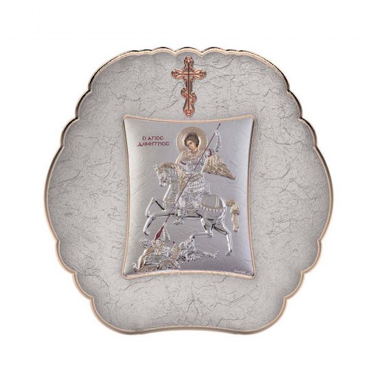 Αγιος Δημήτριος με Μοντέρνο Στρογγυλό Στεφάνι