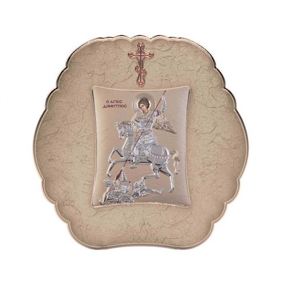 Αγιος Δημήτριος με Μοντέρνο Στρογγυλό Στεφάνι