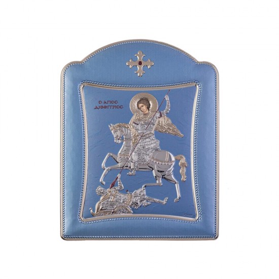 Αγιος Δημήτριος με Μοντέρνο Κανονικό Στεφάνι