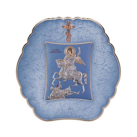 Αγιος Δημήτριος με Μοντέρνο Στρογγυλό Στεφάνι