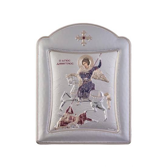 Αγιος Δημήτριος με Μοντέρνο Κανονικό Στεφάνι