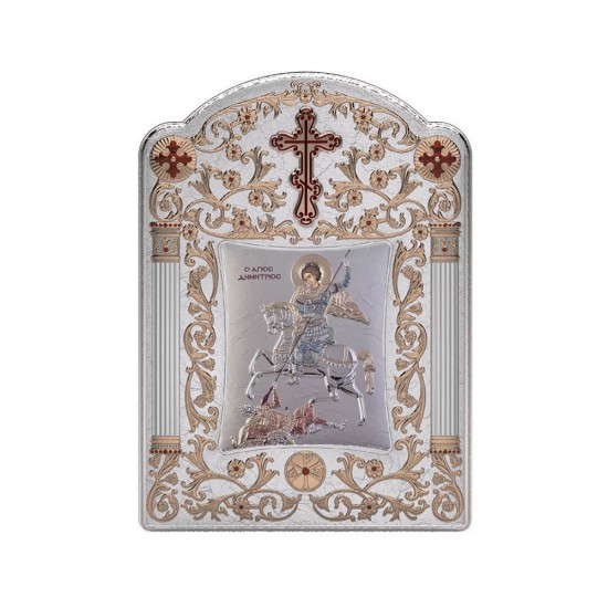 Αγιος Δημήτριος με Κλασικό Φαρδύ Στεφάνι