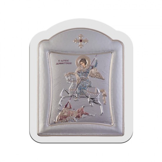 Αγιος Δημήτριος με Μοντέρνο Κανονικό Στεφάνι